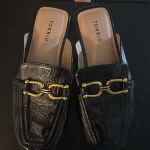 Torrid Mule with Gold Hardwear 9.5 WIDE